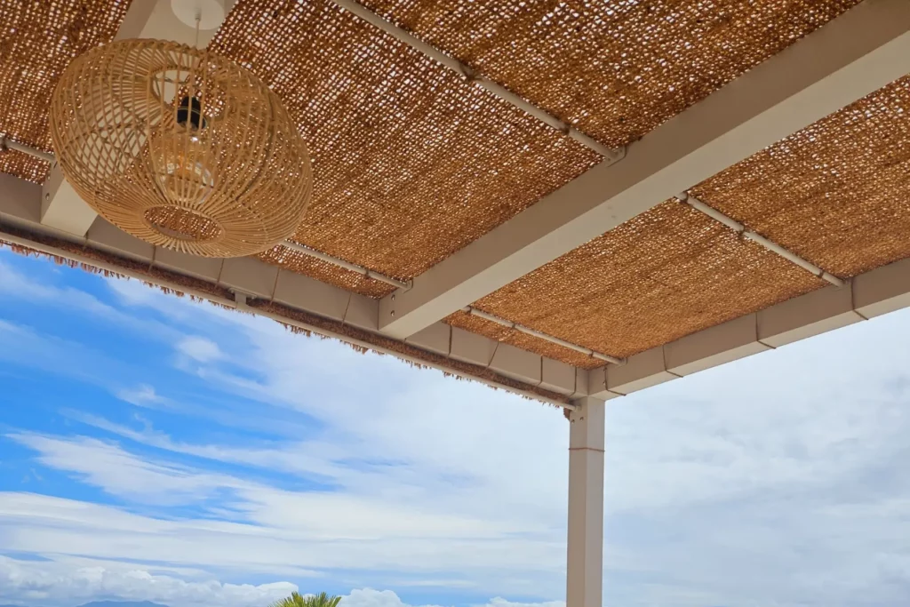 Pergola toile de coco