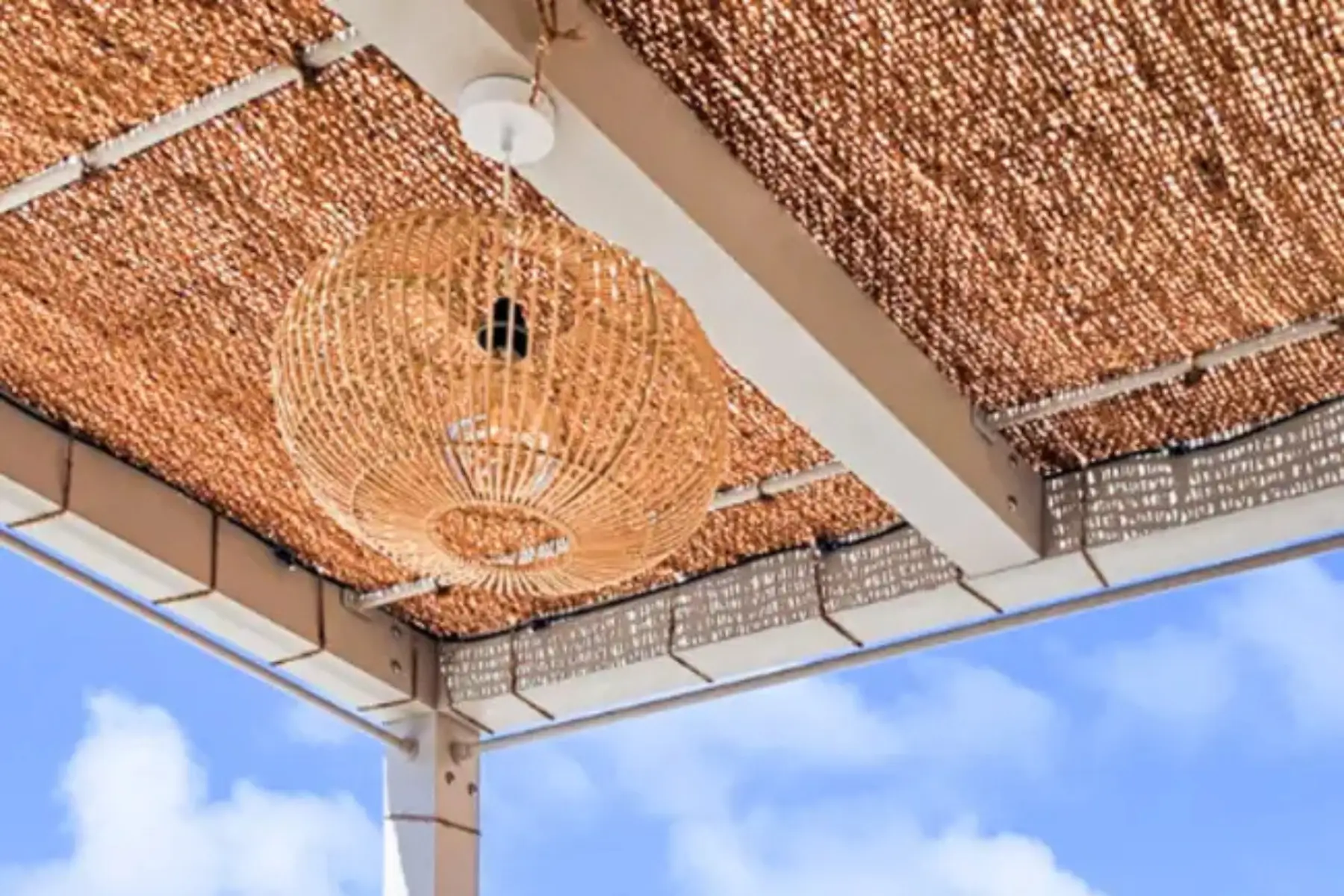 Pergola aluminium toile coco Avginon