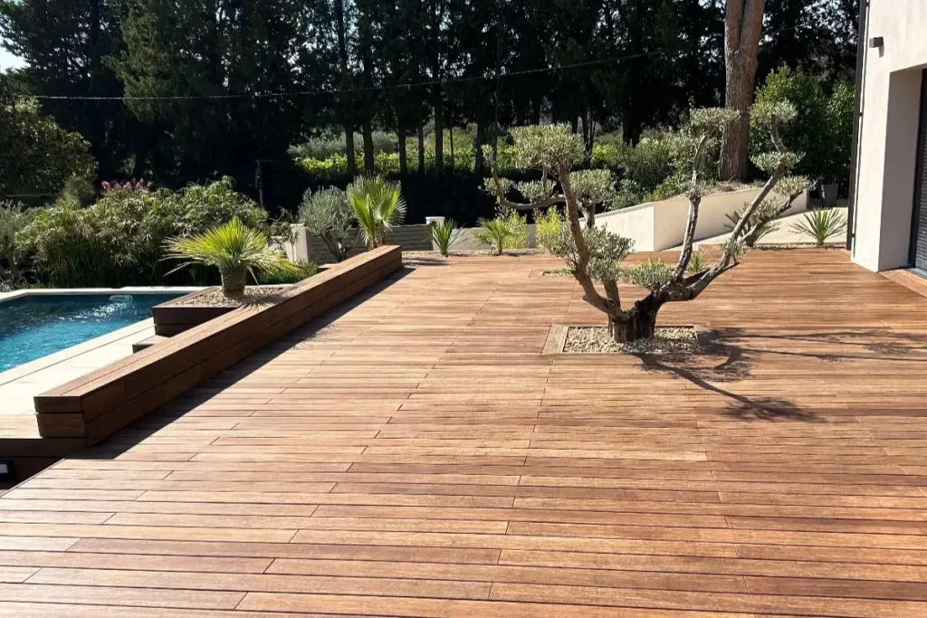 Terrasse bois moderne