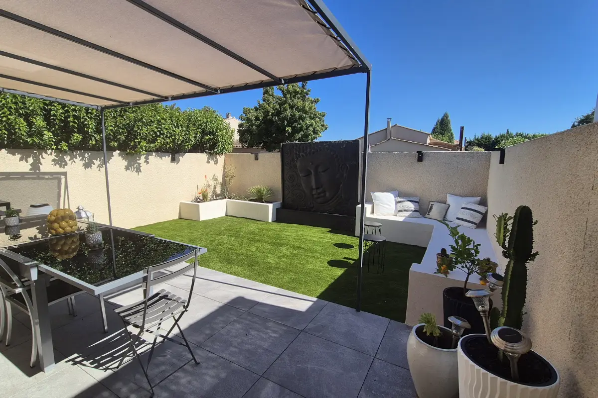 Carreaux avec pergola